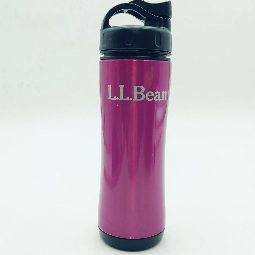 LL Bean Purple Camping-hiking Water Bottle Stainless Steel